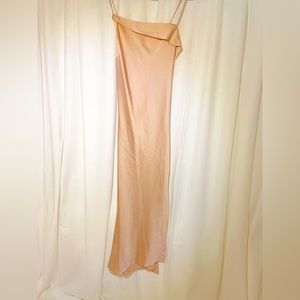 ASTR Medium cowl slip midi dress